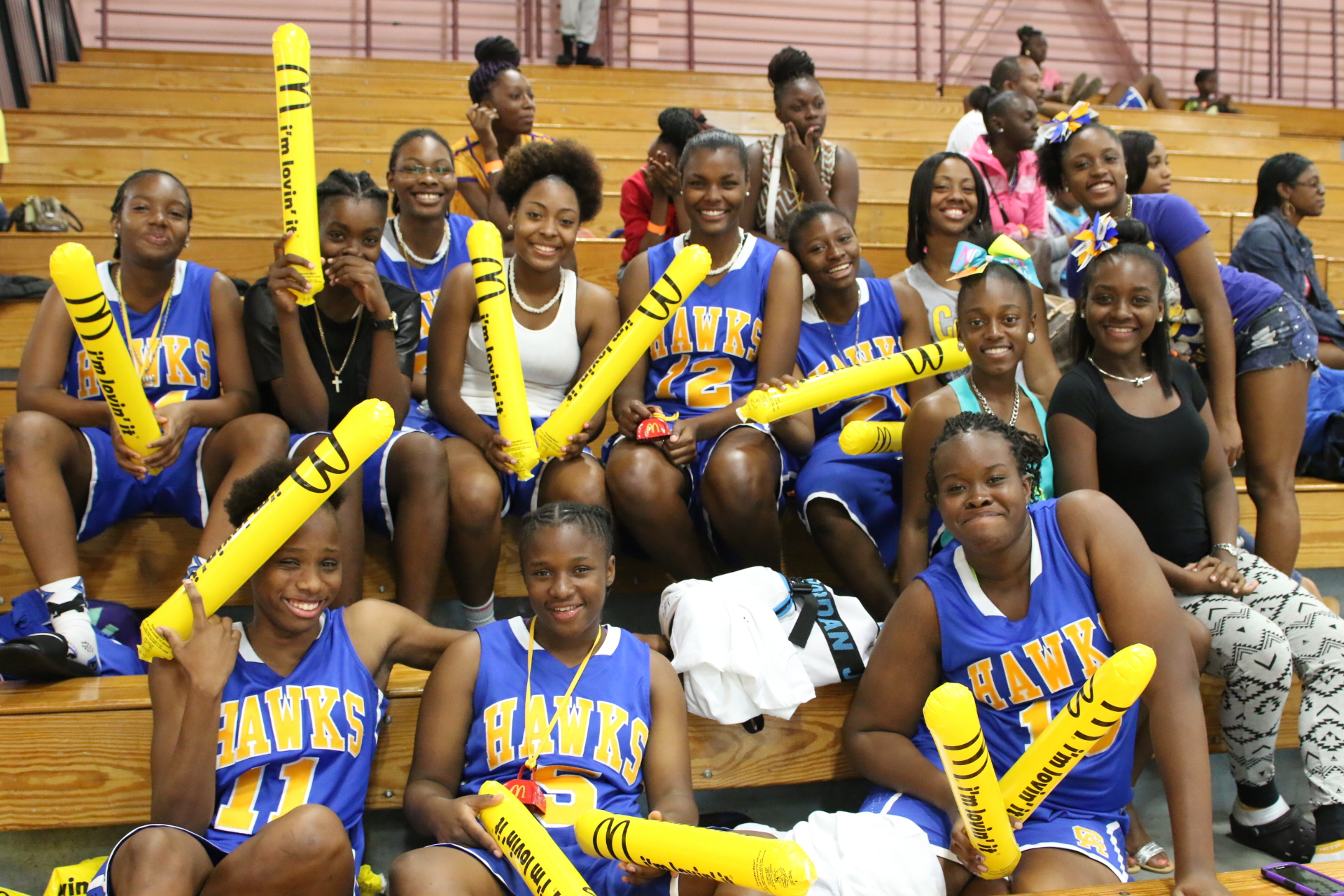  Charlotte Amalie High School Lady Chicken Hawks Win Women's Championship at Tournament.