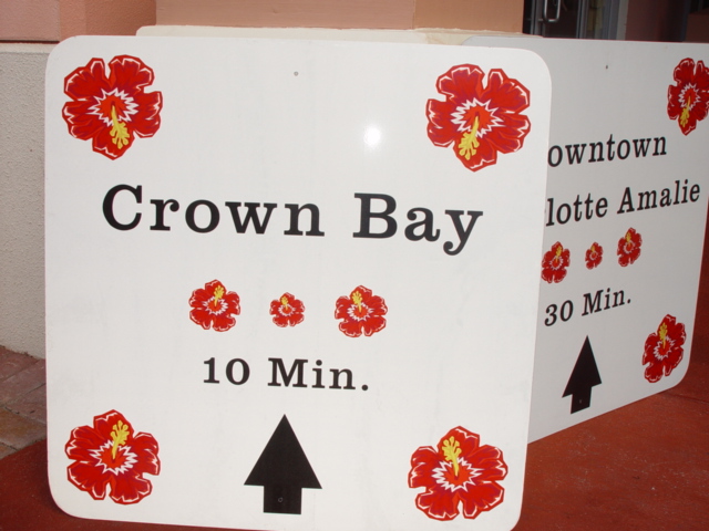 V.I. officials are hoping new signage for pedestrians will improve tourists' overall St. Thomas experience.
