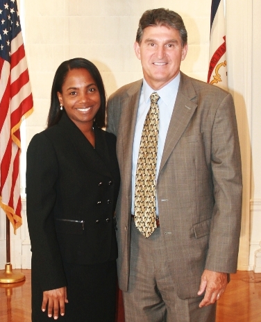 Acting Health Commissioner Julia Sheen met with West Virginia Gov. Joe Manchin III
