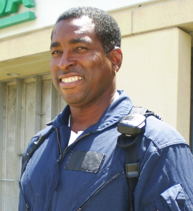 George St. Rose, president of the St. Croix Marine Corps Association.