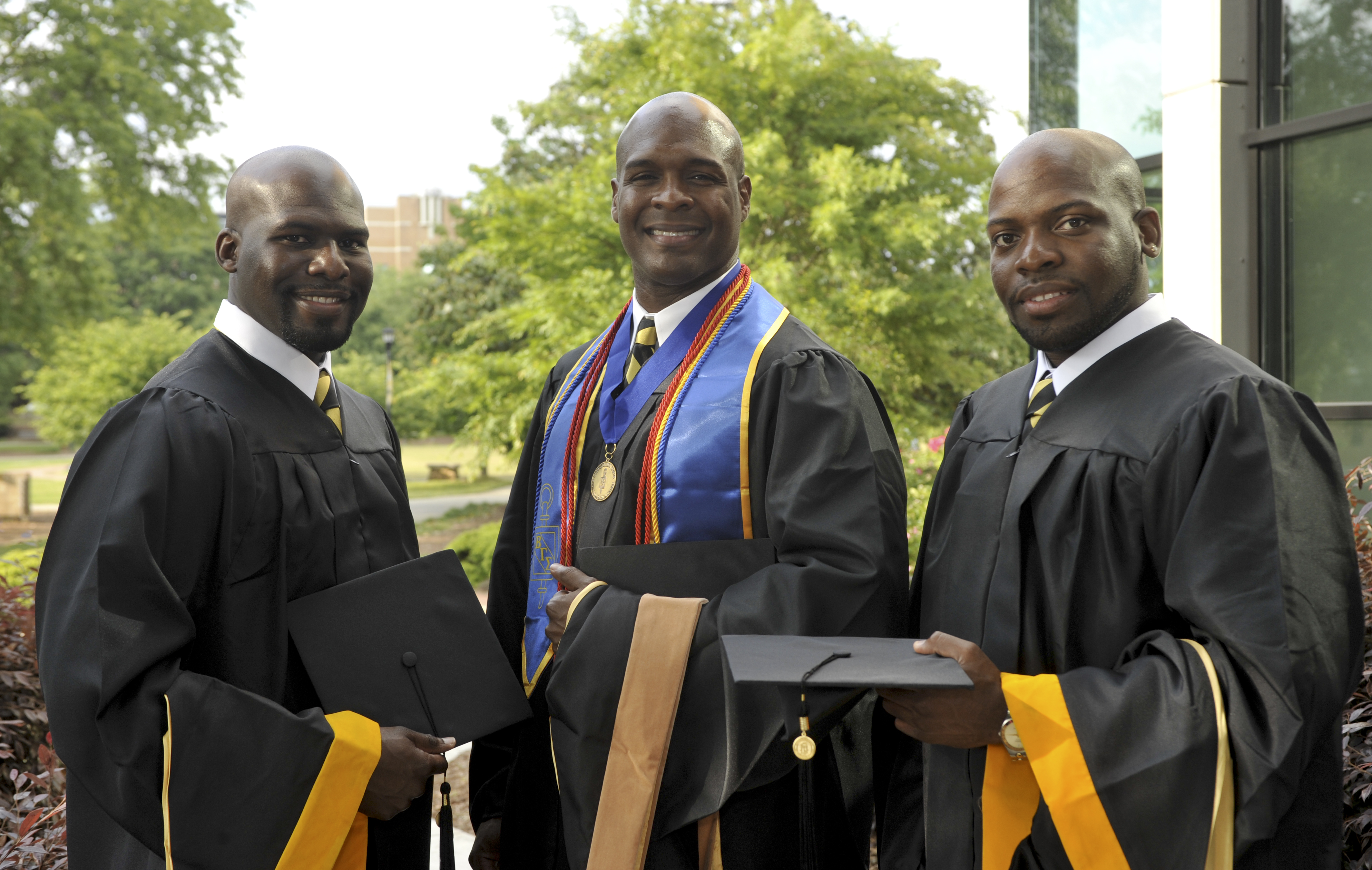 Brothers Miguel Tricoche and Leland and Matthew Walcott, of St. Croix, receive master’s degrees from Kennesaw State.