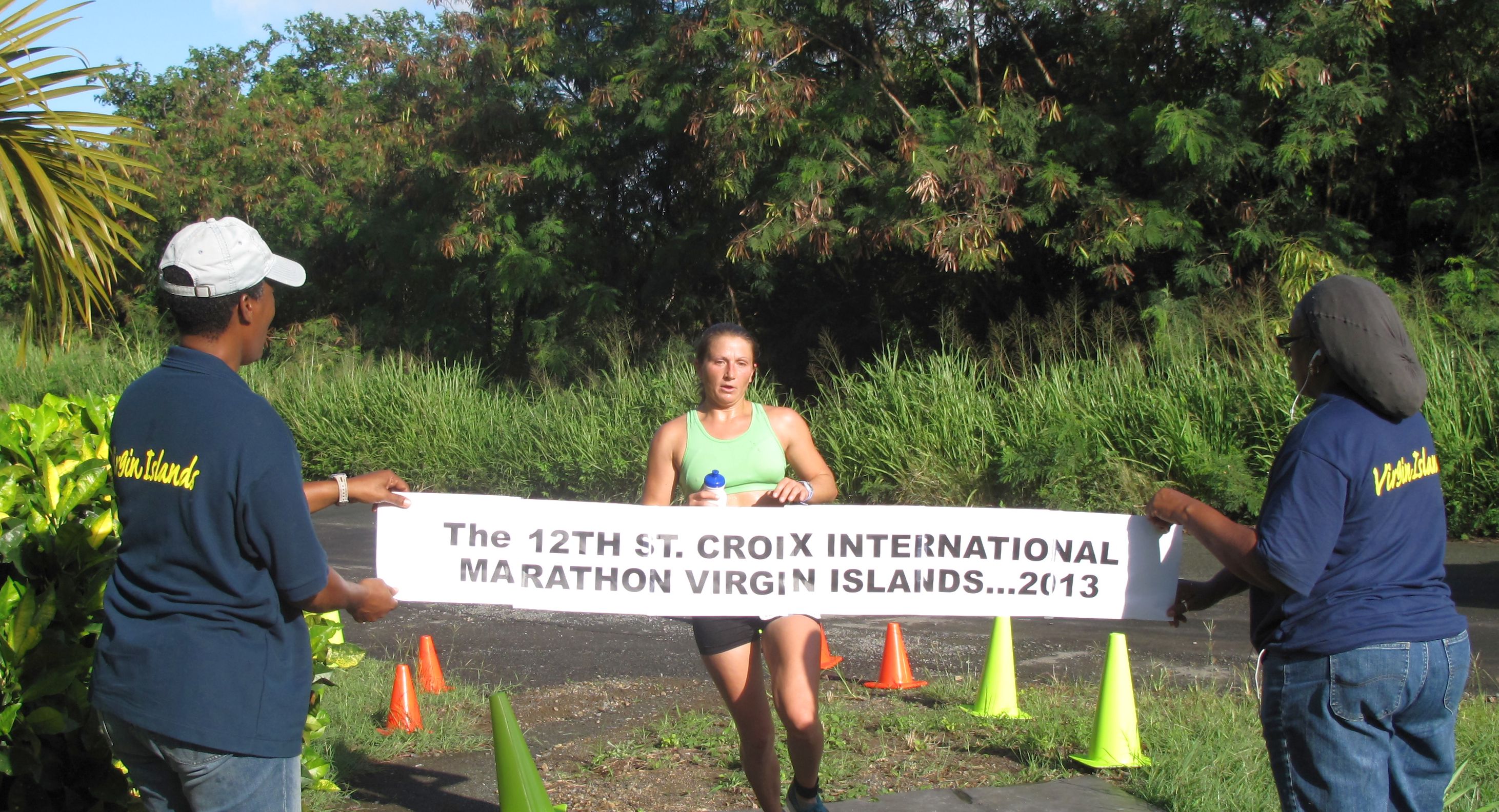 Bridget Cameron comes in first in St. Croix Marathon (female)