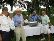 Eaters at Carambola's Cuisine on the Green