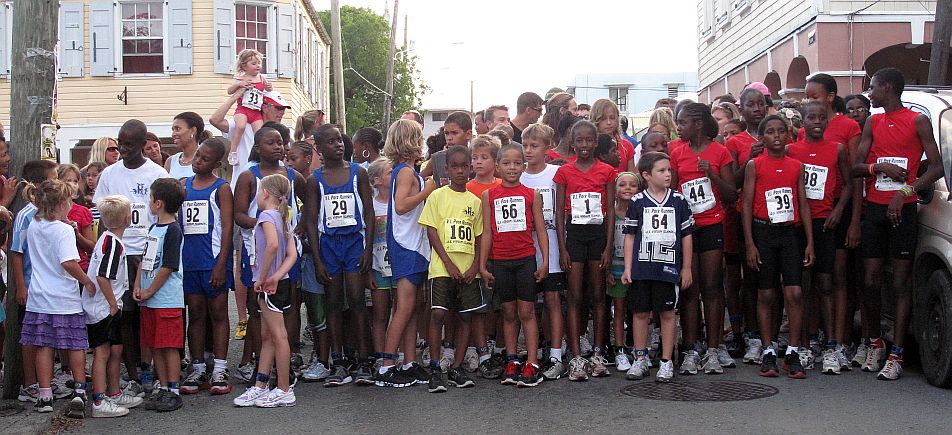 Kids Compete at 'The Children Run Christiansted' Jump Up