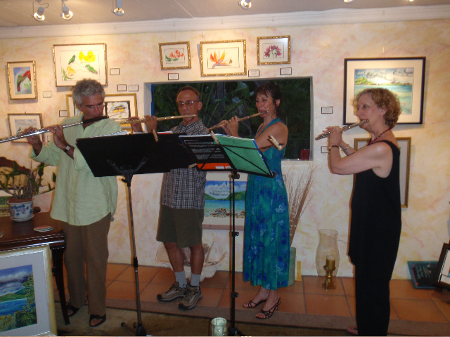 Michael Branzhaf, Rich Greengold, Nancy Ruffer and Katha Riccardi