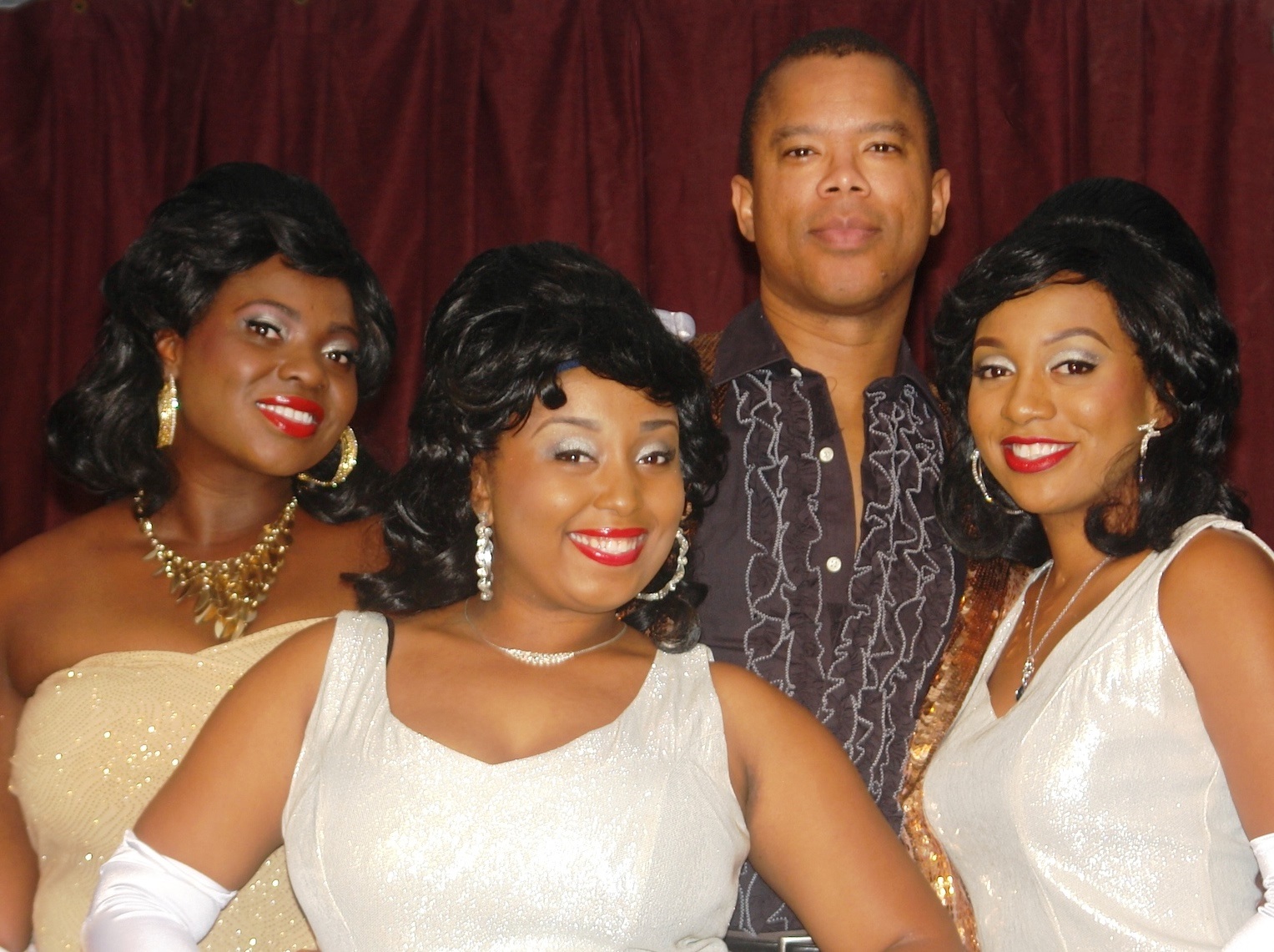 Part of the 'Dreamgirls' cast