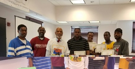 Fathers and male caregivers at Head Start Activity Day