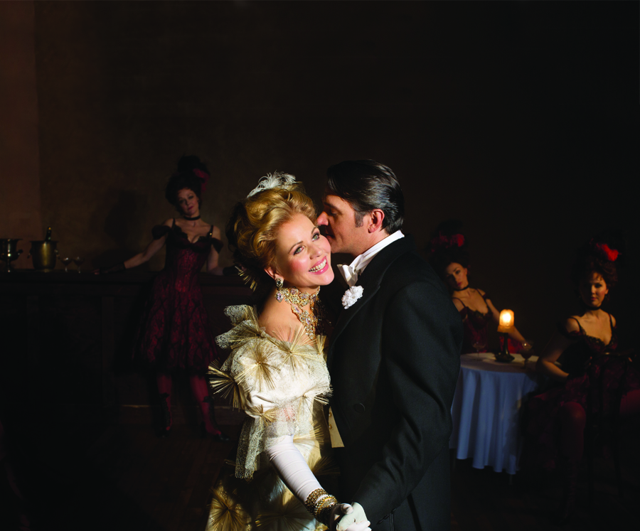 Nathan Gunn and Renee Fleming in scene from 'Merry Widow'