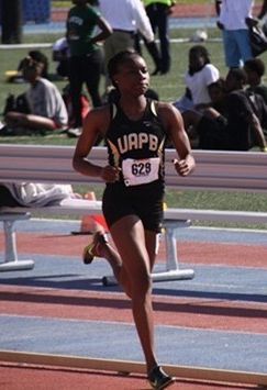 Ninfa Barnard, the first Virgin Islands woman to run under five minutes in the mile 