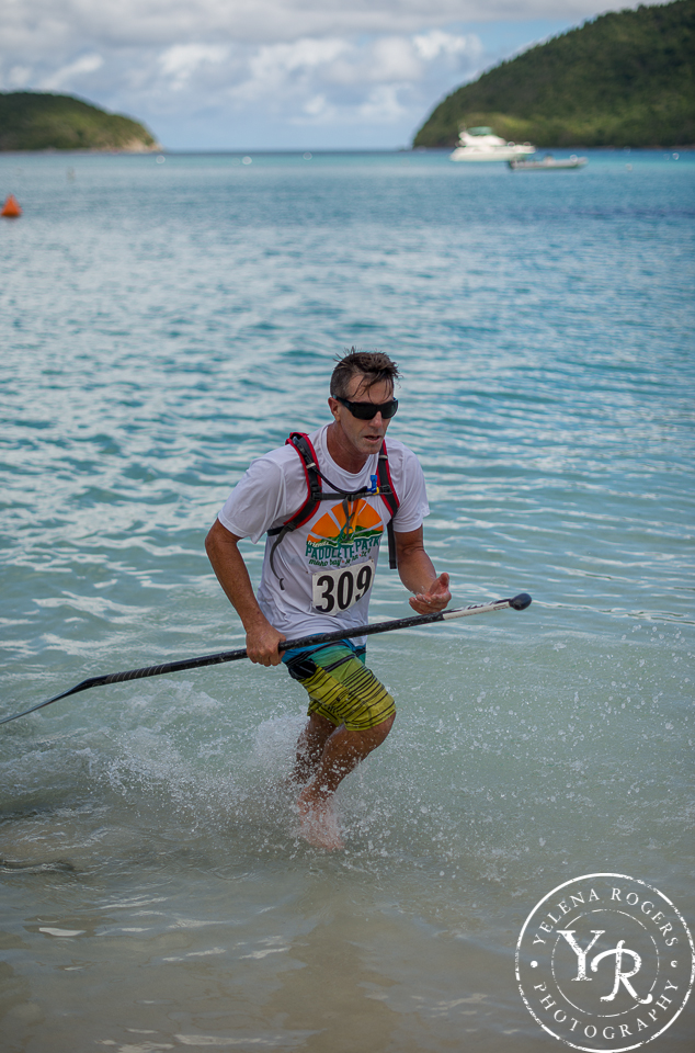 Overall Elite Stand-up Paddle Board Race winner Bill Kraft of St. Croix