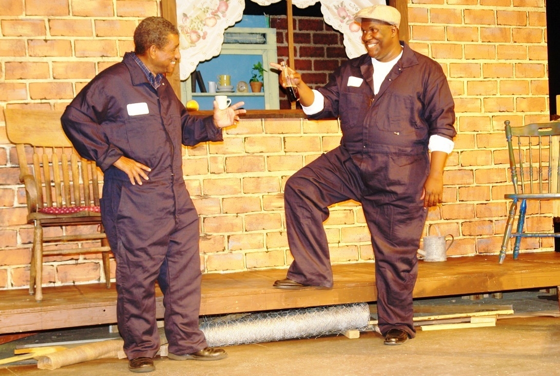 Charles M. Stith and Lionel Downer in 'Fences'