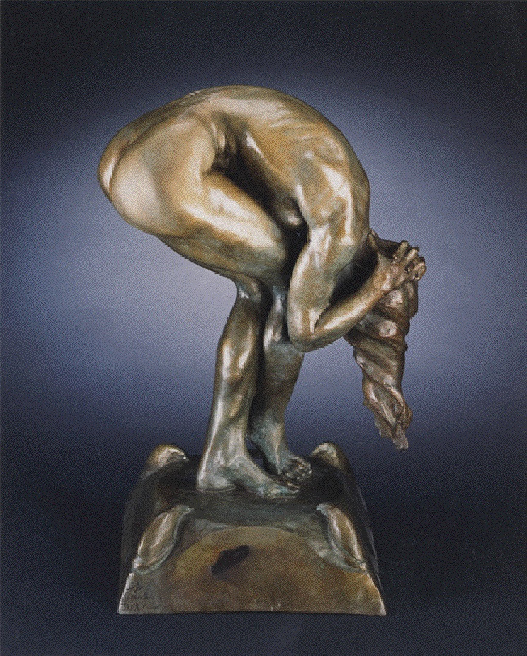 Sculpture of a woman