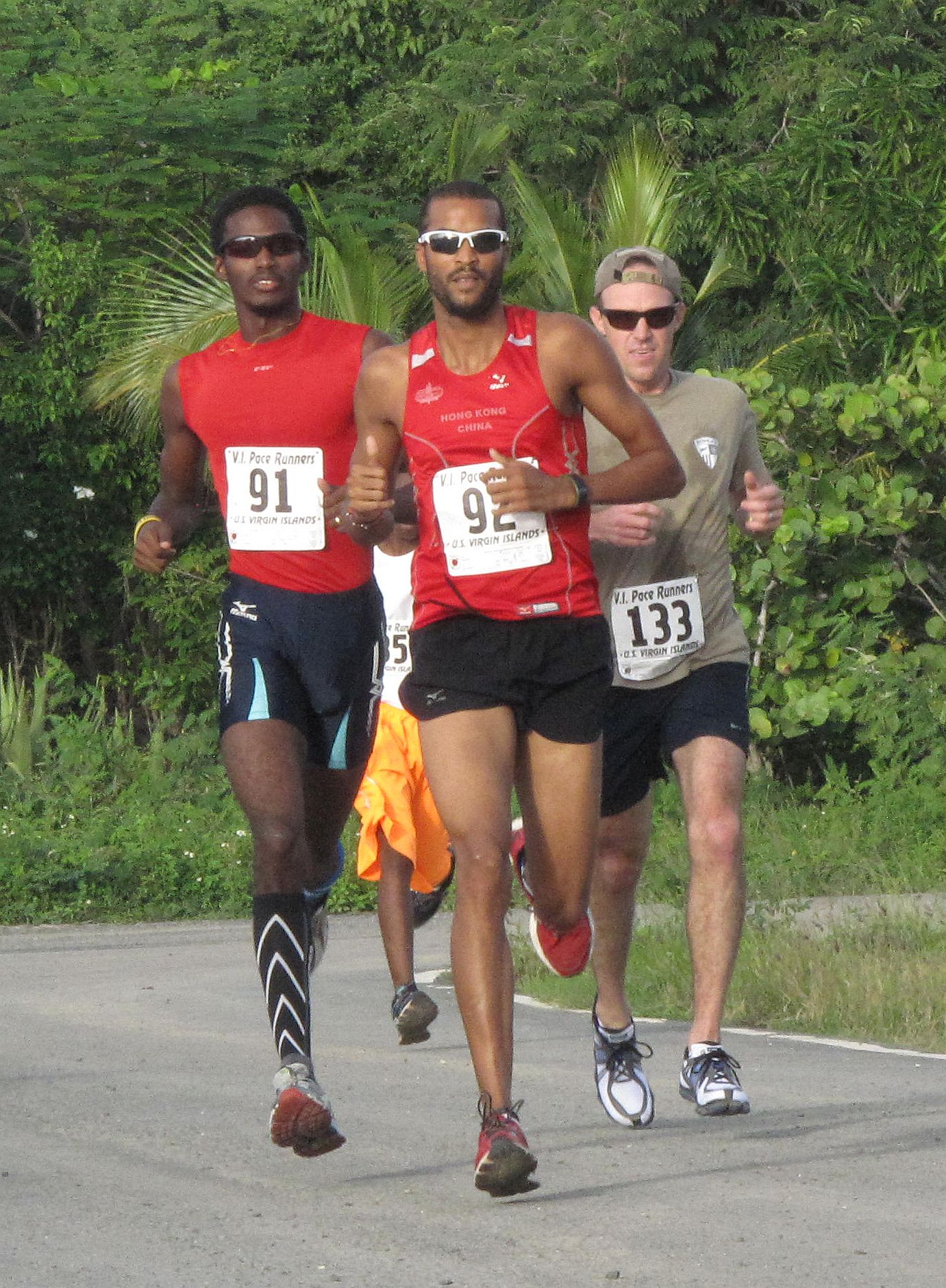 Turkey Trot 3K -- Robles, Smith and Bohlke (photo by Wallace Williams)
