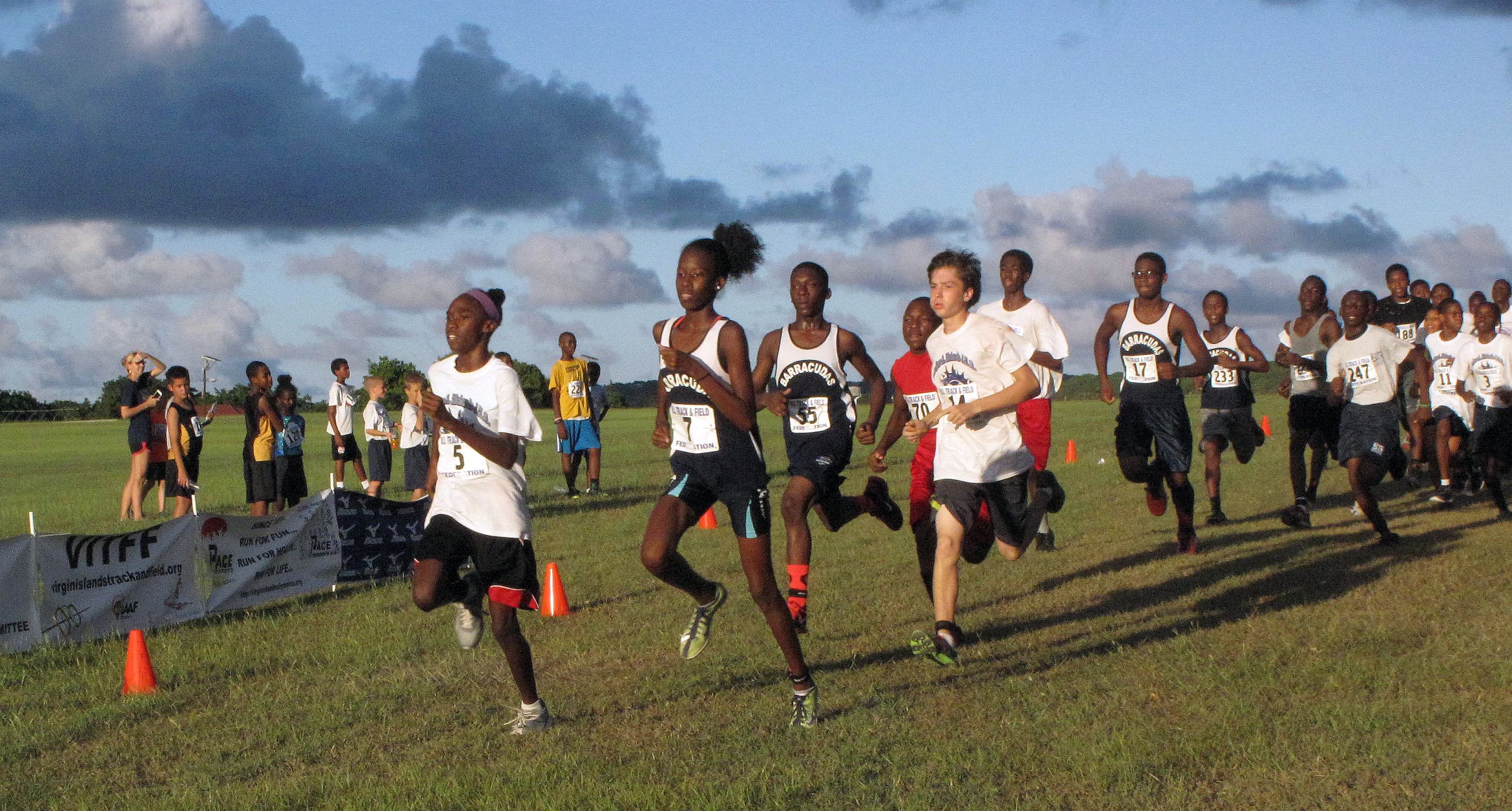 Junior Varsity boys and girls compete in 4H/V.I.Pace Runners Cross-Country Series