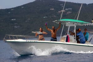 Anglers show off their catch during the 2017 Bastille Day Kingfish Tournament. (Photo by Dean Barnes)