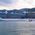 Celebrity Siloutte getting ready to depart Crown BaySTT