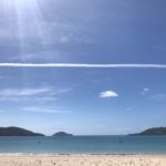Contrail at Magens Bay_STT photo_by Kelsey Nowakowski