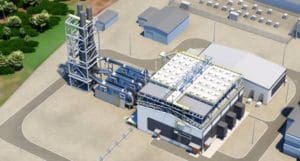 Rendering of the Wartsila Power Plant with three new units at Harley power plant St. Thomas. (Image provided by WAPA, March 2017)