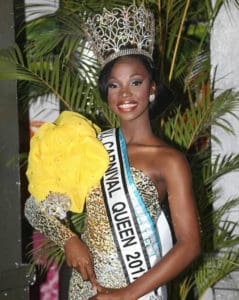 2017 Carnival Queen Mary-Alice Prosper (Photo provided by V.I. Carnival Committee)