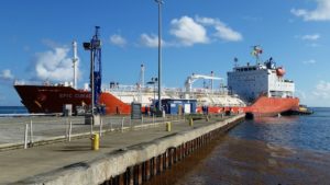 The VITOL propane shipment arrives on St. Croix in 2015 from the VI Source archives