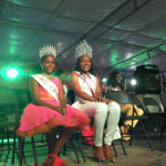 Princess Yamilette Dias-Reyes and Queen Jeminie Niles at the opening festivities.
