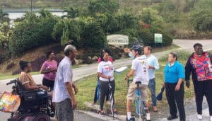 A dozen participants share their thoughts on what could make walking and biking safer around the Schneider Regional Medical Center. 