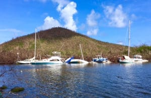 More wrecked boats, these at Coral Bay.