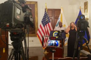 Mapp meets the press at his Friday news conference. (Jamie Leonard photo)