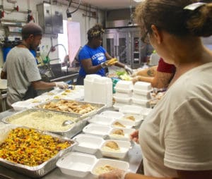 My Brothers Workshop pitched in to serve residents after hurricanes. (Kelsey Nowakowski photo)