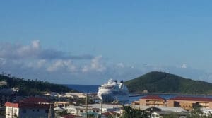 Seabourne Odyssey pays a call on Charlotte Amalie. (File photo)