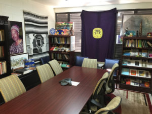 VICCC office at the University of the Virgin Islands on St. Croix. (Image provided by VICC Executive Director Chenzira Kahina)