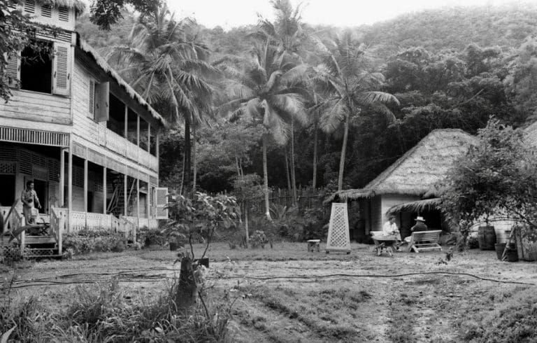 The compound from the 1977 movie 'The Island of Dr. Moreau," filmed on St. Croix.