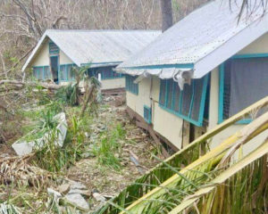 Hurricanes Irma and Maria inflicted heavy damage on the cabins at the Virgin Islands Environmental Research Station at Lameshur Bay.