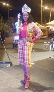 The Caribbean Queen – Temisha Libert – wears the Calypso Monarch crown for the third straight year.