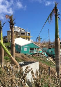 Damage wrought on the islands by Hurricanes Irma and Maria. (File photo)