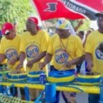 Caribbean Revelers make music with junk