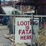 Looting is fatal sign at Compass Point