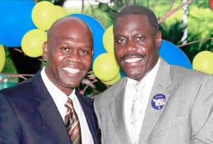 Moleto Smith and Hubert Frederick announces their gubernatorial run. (Photo from the Moleto Smith and Hubert Frederick gubernatorial campaign)