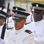 Members of the British Virgin Islands’ Royal Virgin Islands Police Force
