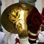 A reflection in an instrument