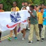 Gifft Hill School students march