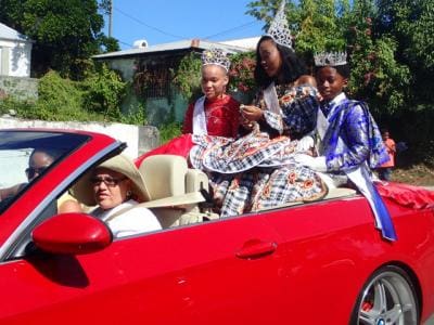 Miss St. Croix and other royalty lead the Children's Parade