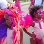 Solid Elements dancers take a break during the Children’s Parade