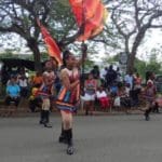 UMB Twirlers perform in the Children’s Parade