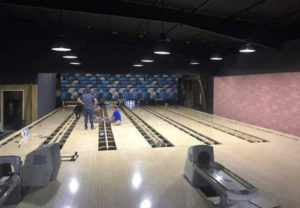 Chicken’n Bowling, a four lane alley, which will open soon on St. Thomas. (Photo provided by Chicken’n Bowling)