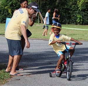 Braydon Richardson goes faster on the bike.