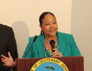 Addelita Cancryn Junior High School Principal Lisa Hassell-Forde (V.I. Department of Education photo).