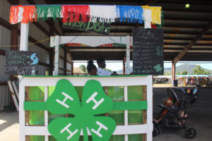 The 4-H sells water with a sense of humor – East Wata, West Wata, Curry Wata, Barbecue Wata all cost a dollar.