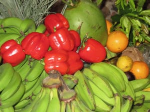 The CDC says the high risk of diabetes and obesity U.S. children face can be mitigated by more availability of fresh, local produce like these local fruits and vegetables (Gerard Sperry photo)