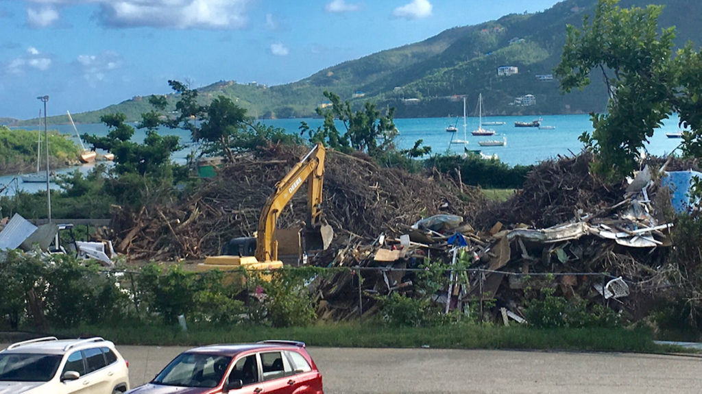 stj debris stx stt mulch underway distributed plans being thomas source pile hurricane
